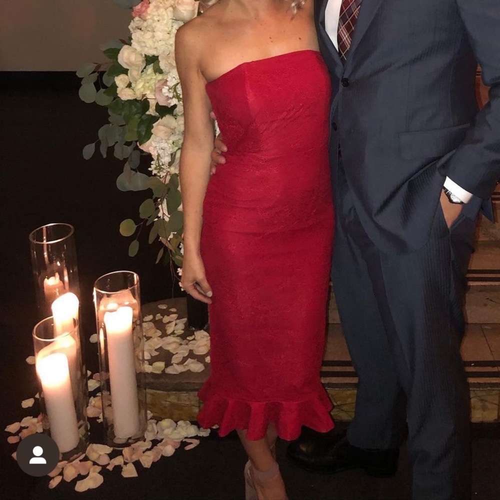 XXS - Michael Costello Red Dress